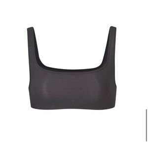 SKIMS Body Basics Wide Neck Bralette - Onyx